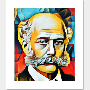 Joseph Bazalgette Abstract Portrait | Joseph Bazalgette Artwork 3 Posters and Art